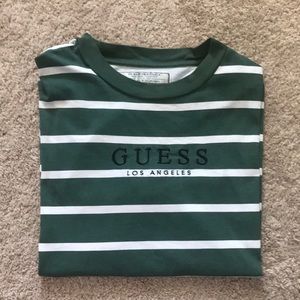 Embroidered Logo Guess Tee